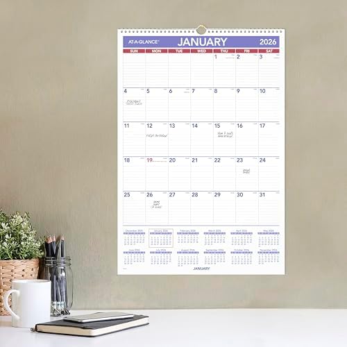 2026 Wall Calendar, 15-1/2