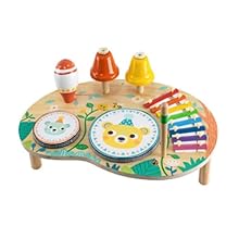 Stimulate musical potential and sensory development: equipped with children's drums and xylophone, it provides rich auditory and tactile stimulation through interesting percussion activities to help young children improve their musical perception and...