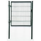 アニマルフェンス用扉 グリーン ガーデンゲート1.2ｍ用 防獣フェンス ドッグラン 侵入防止柵 出入り口ゲート 片開き