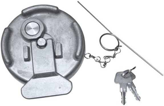 Replacement For PETERBILT 362 YEAR 1985 NON-VENTED LEVER-STYLE LOCKING FUEL CAP WITH PRESSURE RELIEF SET OF 10 by Technical Precision