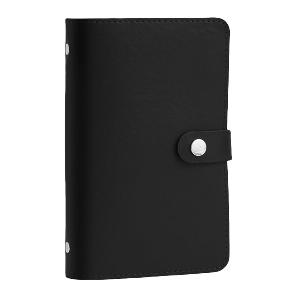 GMBYLBY 50 Pocket Currency Album 7x5Inch Leather Money Holder Banknotes Collecting Paper Storage Book