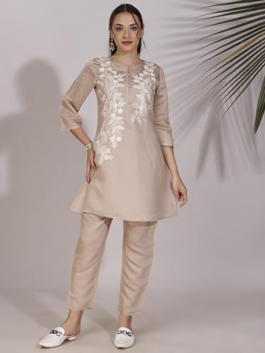 Image of Womanista Coord Set for Women Stylish || Embroidered Coord Set for Women || 2 pcs outfit