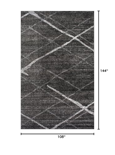 Tapete decorativo nuLOOM Thigpen Gris oscuro 365x320 cm miniatura 2