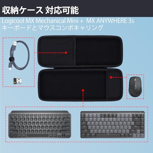 Amazon.co.jp: Lebakort: Logicoolキーボードマウスの組み合わせ ケース