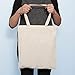 Plain Cotton Canvas Tote Bags in Bulk - 12 Pack - Natural, Black, White Canvas Bags Wholesale for Arts and Crafts, Heat Transfer, DIY and More!