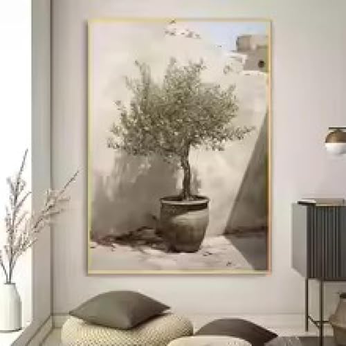 Images murales olivier vintage affiches impressions sur toile 60x80