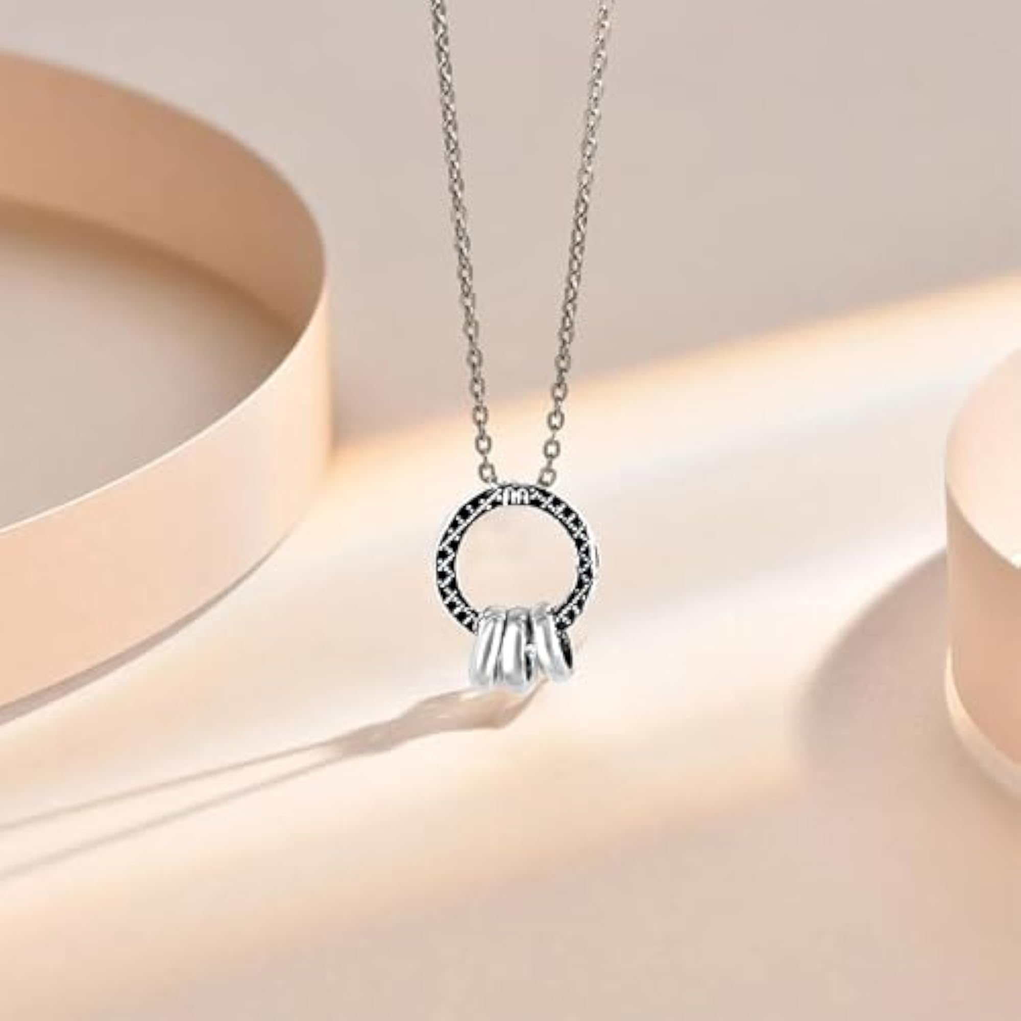 Aztec Bar Circle Alloy Necklace Pendant, Radiant Gift