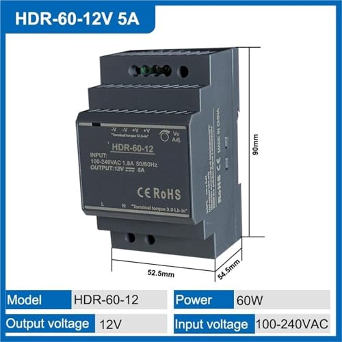 Alimentation découpage 5V 12V 24V transformateur rail DIN - 2