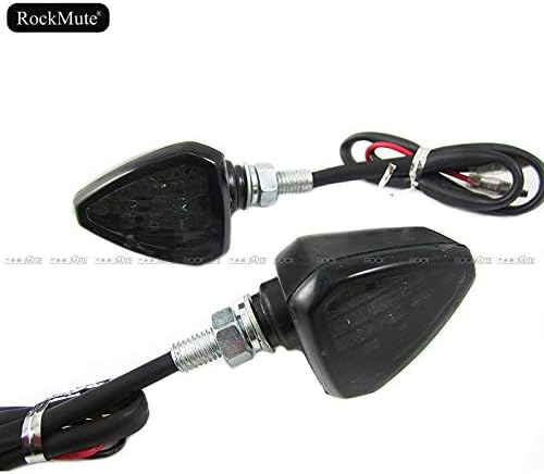 For KAWASAKI Z900 RS ZR900 Z1000 SX 2011-2019 2015 2016 2017 2018 Motorcycle Front or Rear LED Turn Signal Light Indicators Amber Blinker Light Flashers High Brightness Lighting Smoke Lens Cover
