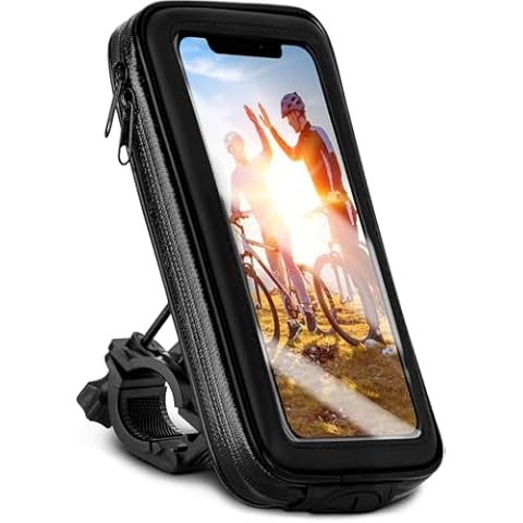 moex Support de téléphone portable pour vélo compatible avec Apple iPhone 16 Pro Max Cover