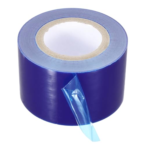 Image of PATIKIL Removable Protective Film Tape, 3.5 Inch x 656 ft PE Surface Protective Scratch Film Tape Roll for Furniture Electrical Appliances Plastic Hardware Low Stickiness, Blue