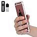 Phone Grip Lunies Phone Ring Holder Grip 3 in 1 with Car Mount for iPhone 7/7 Plus/6/6S/Plus Samsung S6 S7 Other Device and Case - Stick Tightly - One More Spare Hook Mount Sticker Black