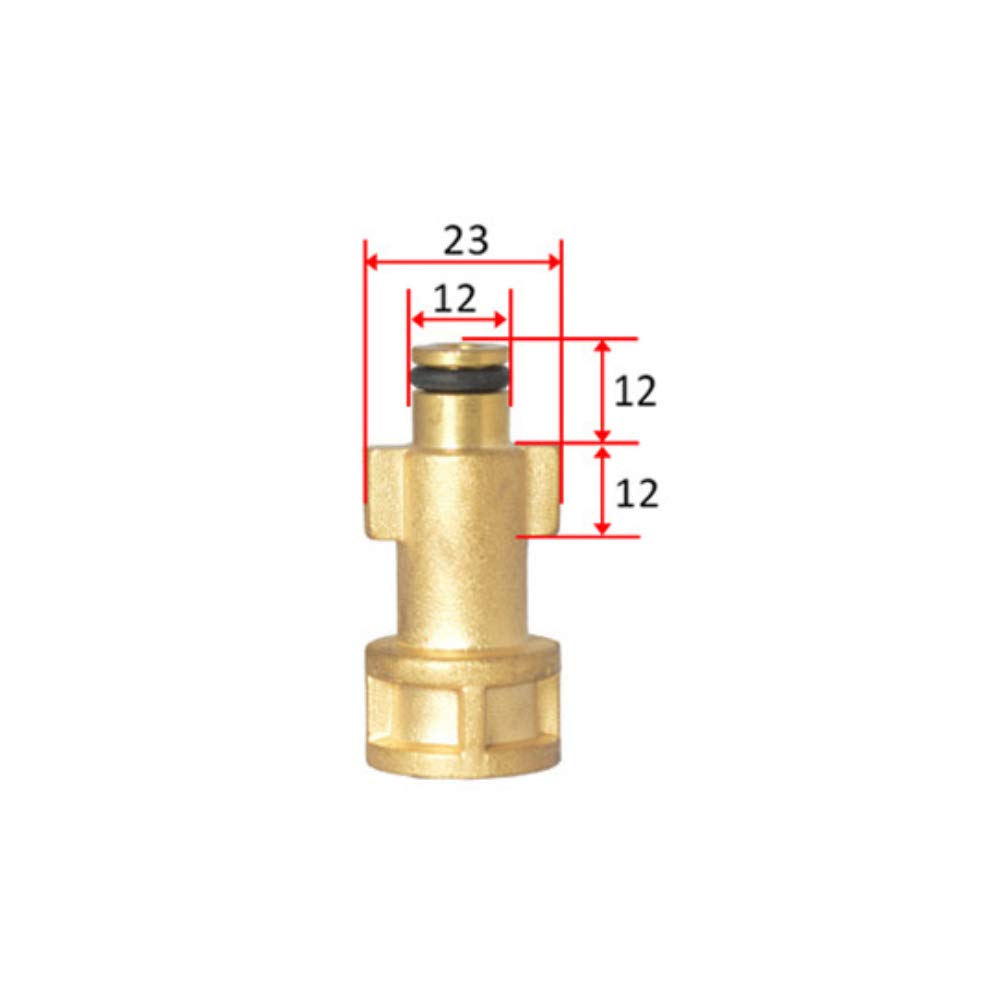 Adaptateur Baïonnette Femelle Vers Mâle Pour Nettoyeurs Haute Pression Kärcher, Nilfisk, Bosch
