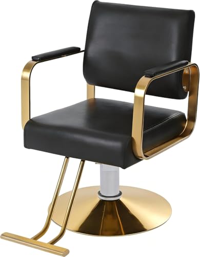 TMHWYP Salon Chair for Hair Stylist,Barber Chair with Heavy Duty Hydraulic Pump,360 Degrees Rolling...
