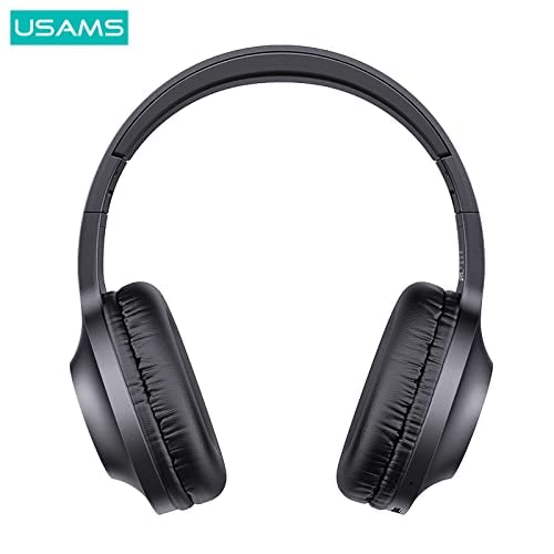 USAMS On-Ear Wireless Headphones Bluetooth BT 5.0 Headphones Stereo Headset HD with Microphone 1200 mAh Type-C - Image 3