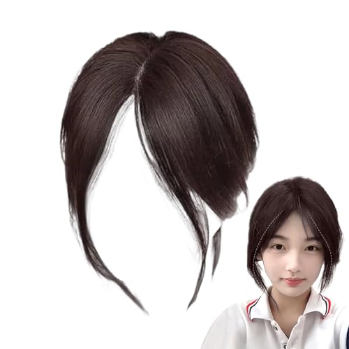 Parrucca Donna Fascia Media | Parrucca Fibra Sintetica Alta Temperatura | Lunghezza 25cm Naturale Liscia | Ideale per Lavoro Via