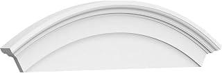 Ekena 52-inch arched architectural grade PVC pediment