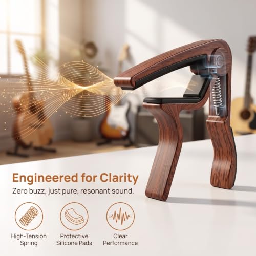 Image of Guitar Capo 8 Pack Guitar Clamp for Acoustic Electric Bass Guitar Ukulele