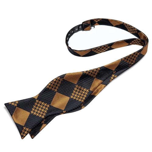 Set corbata, pañuelo y gemelos de seda para hombre miniatura 7