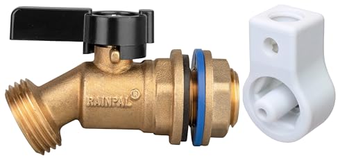 RBS005T-LF-Brass-Rain-Barrel-Spigot--NPS-LF-Compliant-Quarter-Turn-Ball-Valve-with-Plastic-WrenchNut-Holder-and-Option-to-Install-on-Closed-Top-Barrel-with-Bung-Hole