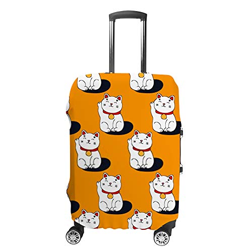 Housse de valise Maneki Neko lavable pour éviter les rayures en soute d'avion