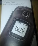 VERIZON OEM Fitted Leather Two Piece Case +Belt Clip for Samsung Gusto 2 U365