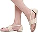 Produktbild Deloito Damen Freizeit Clip-Toe 2019 Sommer Flache Schuhe Sandaletten Mode Römische Sandalen Hohle Riemen Strandschuhe (Beige,36 EU)
