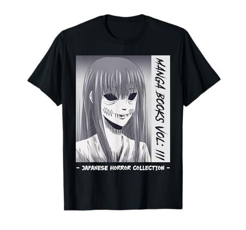 Vêtements d'horreur effrayants Anime Manga Japon - Fille de l'horreur japonaise Kowaii T-Shirt
