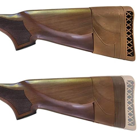 GUGULUZA Gun Butt Stock Recoil Pad for Hunting Shooting (Brown) Cover