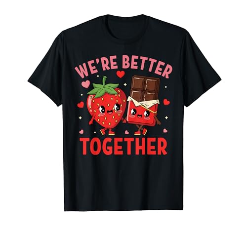 We're Better Together Strawberry Couple Valentine's Day T�V���c