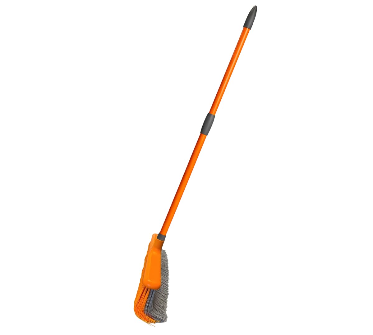 LE BALAI DU CANTONNIER - VENTEO - Scopa a artigli con setole arricciate, manico telescopico/estensibile fino a 140 cm, speciale esterno e pavimento - Scopa da giardino, da strada e a foglie