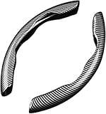 Le couvercle de protection antidérapant du volant est de conception intégrée, il suffit de couvrir le volant. Pressez et maintenez le haut du couvercle, placez vos mains des deux côtés et abaissez lentement pour serrer. Contrairement au couvre-volant ordinaire, il est segmenté en 2 pièces.