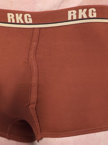 Image of RKG Men's Cotton Trunks Soft & Breathable Innerwear | Comfortable Stretch Fit Everyday Underwear | Durable Elastic Waistband | from Dollar Brand