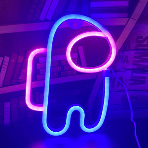 Nordstylee Astronaut Shape Neon Sign Lights Hanging Decorative Neon Lights USB or Battery Operated for Home Bedroom Bar Restaurant Christmas Birthday Party Gift Art Wall Decoration Light