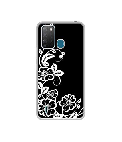Image of Amazon Brand - Solimo Designer Flower UV Printed Soft Back Case Mobile Cover for Itel Vision 1 Pro