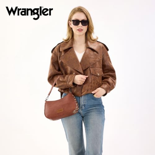 Image of Wrangler Shoulder Bag for Women Western Small Purse Hobo Handbag