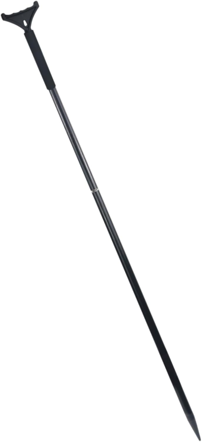 Pactrade Marine Push Poles for Boats - 6-Foot or 8-Foot Shallow Water Anchor Pole/Stake Out Stick and Stand Assist | Lightweight Fiberglass Kayak Accessories