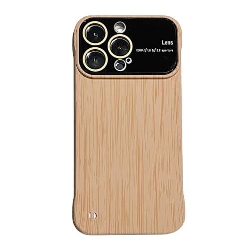 Protection d'objectif antichoc et coque mince bois iPhone 12