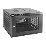 Espace de sol précieux : 6U armoire serveur à montage mural Dimensions : 45D x 55 W x 35 H centimètres