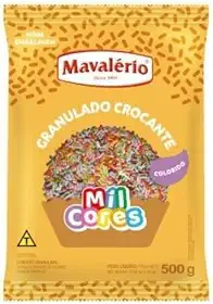 Granulado Crocante Colorido 500g Mil Cores