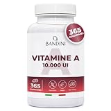 Bandini® Vitamine A 10.000 I.U. (3000 µg) 365 Micro Comprimés...