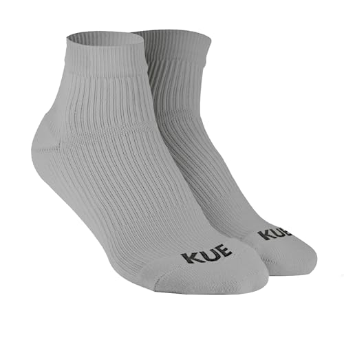Image of KUE Compression Ankle Socks For Men & Women I Improved Blood Circulation, Pain Relief, Daily Use, Running & Sports, Premium Fabric, Moisture Wicking I Ankle Length Sports Socks.