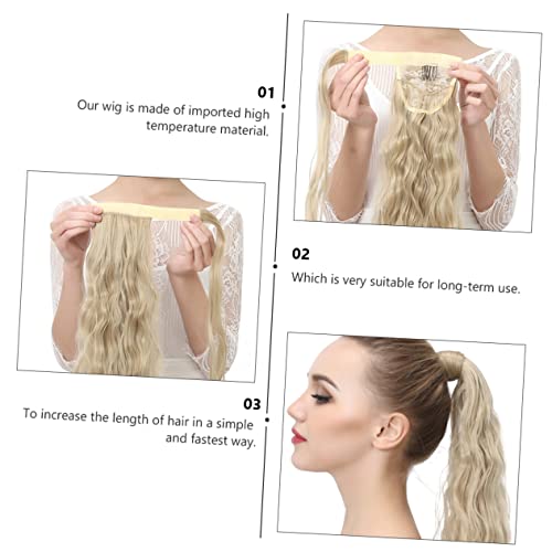 Queue de cheval tresse perruque idéale pour les coiffures de fêtes des filles actives
