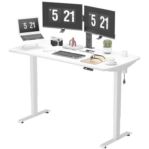 ALFA BUSINESS 60'x30' Electric Dual Motor Standing Desk with Pop-Up Outlet,Ergonomic Adjustable...