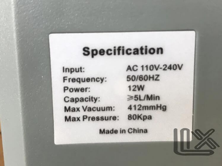 Oil-Free Pressure Pump Portable Mini Diaphragm Vacuum Pump Microfiltration Pump for Filtration Liquid Sampling Gas Collection