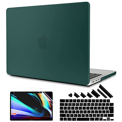 TWOLSKOO MacBook Pro 16 P[X A2780 M2 A2485 M1 Pro/Max 2023 2022 2021  Ή, ϏՌ rM@\ ǌ^ }bg n[hP[X + tیtB + {L[{[hJo[ Mac