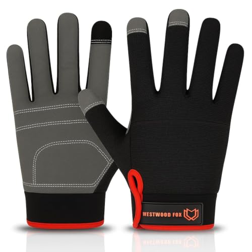 WESTWOOD FOX Leichte Arbeitshandschuhe, Herren Damen...