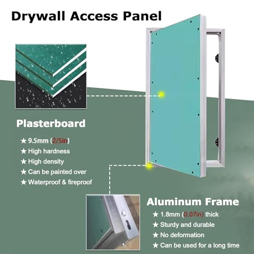 Puerta invisible de panel de acceso para ocultar cableado en el ático 5