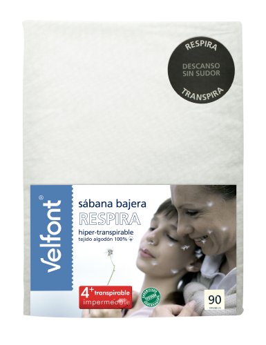 Sábana bajera Respira impermeable Velfont blanca 160x190/200 3