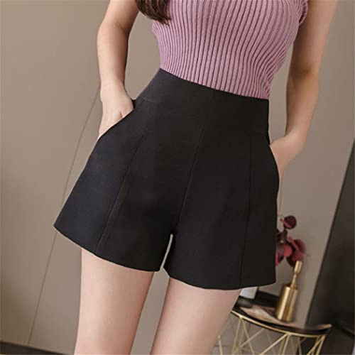 Short en mousseline de soie haut de gamme coupe ample style coréen raffiné